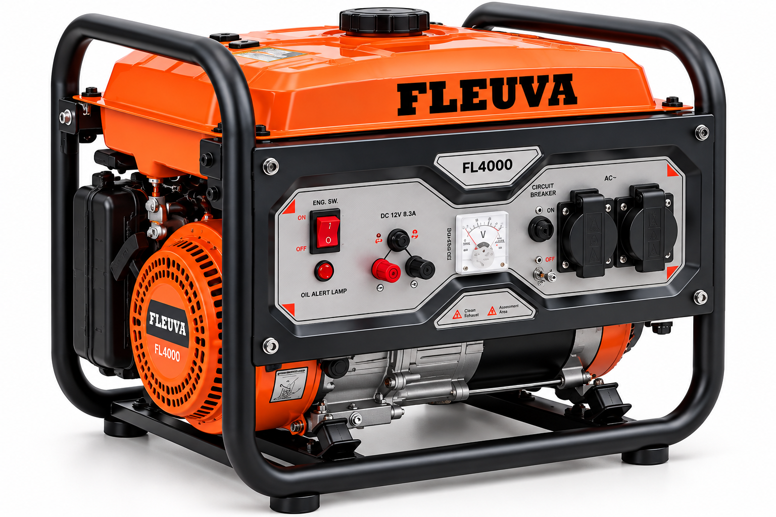 مولد كهربائي FLEUVA FL4000 بقدرة 3KW يعمل بالبنزين